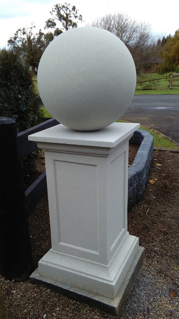 Large Sphere Tall plinth